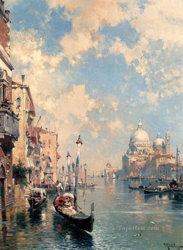 Venecia clásica Painting - El Gran Canal Franz Richard Unterberger Venecia